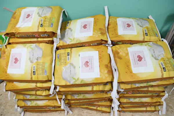 은평구 자원봉사센터에 전달한 사랑의 쌀 500kg